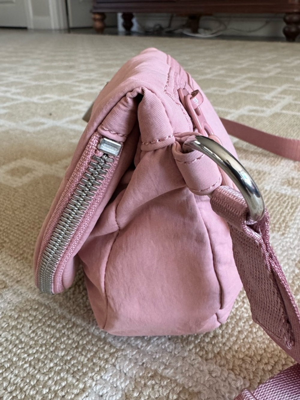 Lululemon All Night Festival Bag 5L Nylon Crossbody Travel Athleisure Pink O/S - Picture 10 of 17